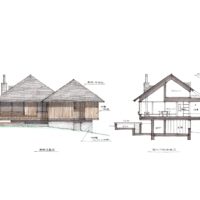 軽井沢の別荘を設定した設計課題